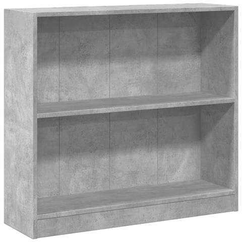 Libreria Grigio Calcestruzzo 80x24x75 Cm In Truciolato - Foto 1