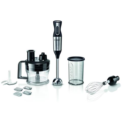 BOSCH Frullatore ad Immersione ErgoMixx Style MS6CM4190 Potenza 800 Watt Colore Inox