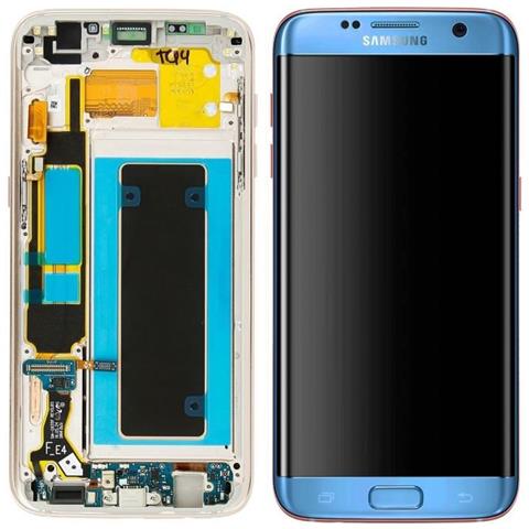 Galaxy S7 Bordo G935f Blu Full Screen Pronto Per Essere Installato - Foto 1