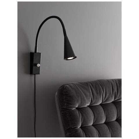 Applique Per Interni A 1 Luce Nero Opaco - Foto 1