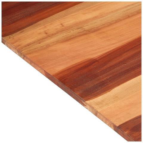 Piano Tavolo in Legno Massello di Acacia 15-16 mm 60x120 cm - Foto 8