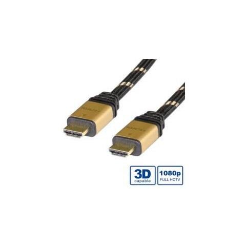 Cavo Top HDMI High Speed c / ethernet - Gold, 10 m - Foto 1