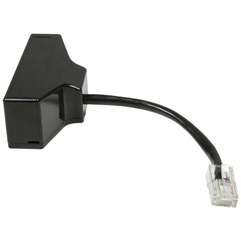 0.1m RJ45/4xRJ11, RJ45, 4xRJ11, Maschio / femmina, Nero - Foto 1