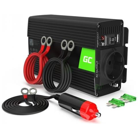 Inv16 Adattatore E Invertitore Auto 500 W Nero - Foto 1