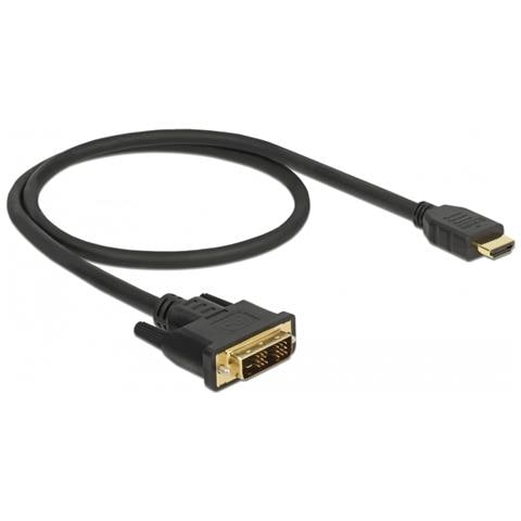 85581 cavo e adattatore video 0,5 m HDMI tipo A (Standard) DVI-D Nero - Foto 1