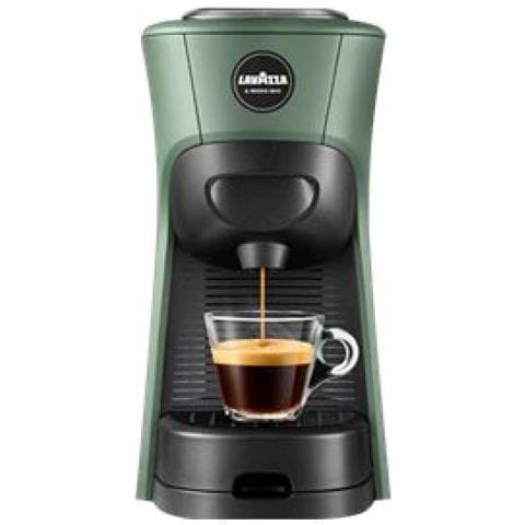 Macchina da Caffè Espresso Automatica A Modo Mio Tiny Eco Serbatoio 0.6 Lt Potenza 1450 Watt Colore Nero / Verde Salvia - Foto 3