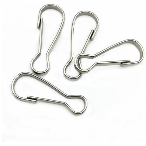 Ganci Per Cordino Clip Per Cordino Ganci A Scatto Confezione Da 100 Silver 5.5 Cm - Foto 1