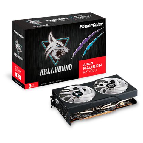 Hellhound RX 7600 8G-L /OC AMD Radeon RX 7600 8 GB GDDR6 - Foto 6