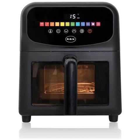 Friggitrice ad Aria Fry Type 6 Air Window Capacità 6 Litri Potenza 1700 Watt Colore Nero - Foto 1