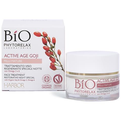 Trattamento viso rigenerante speciale notte active age goji 50 ml - Foto 1