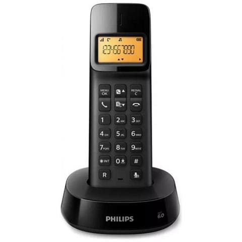 Telefono Senza Fili Philips D1601b / 01 1,6' 300 Mah Gap Nero - Foto 1