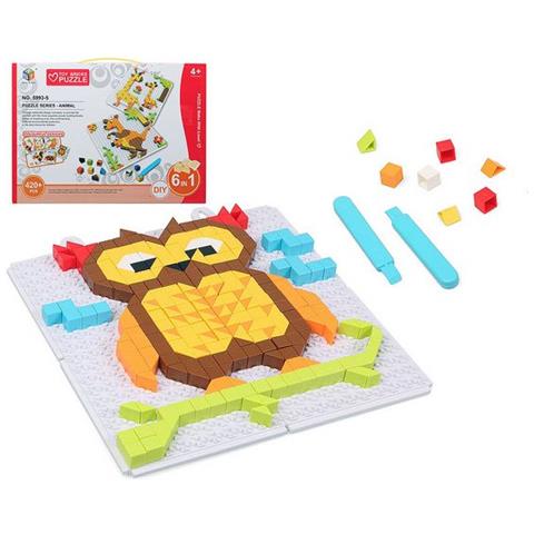 Puzzle Diy Animal 6 In 1 118049 (420 Pcs) - Foto 1