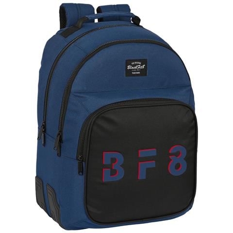 Zaino Scuola Urban Nero Blu Marino (32 X 42 X 15 Cm) - Foto 1