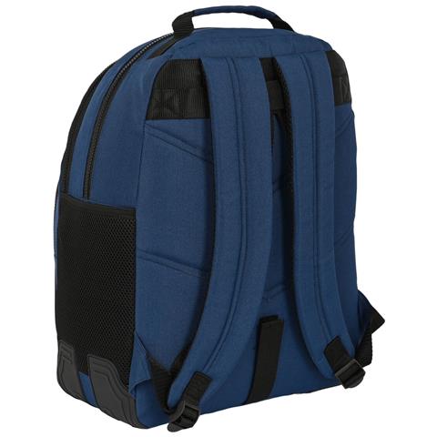 Zaino Scuola Urban Nero Blu Marino (32 X 42 X 15 Cm) - Foto 3