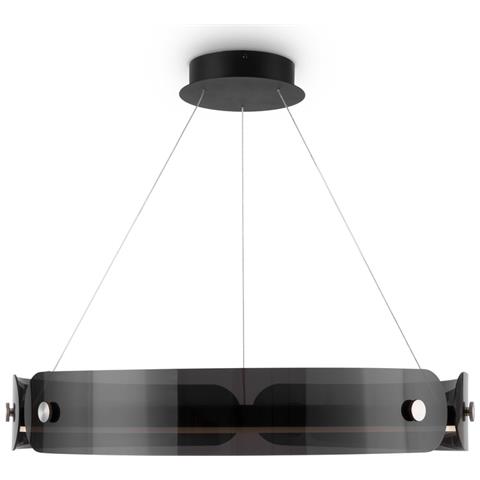 Lampadario A Sospensione Moderno Interstellar Metallo Grigio Luce Led 35w - Foto 2