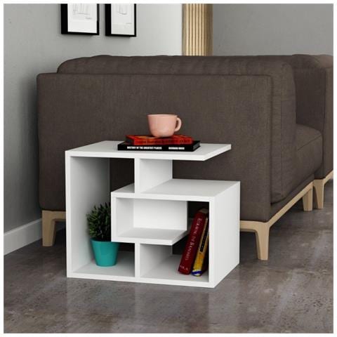 Tavolino Da Salotto Labirent Bianco - Foto 1