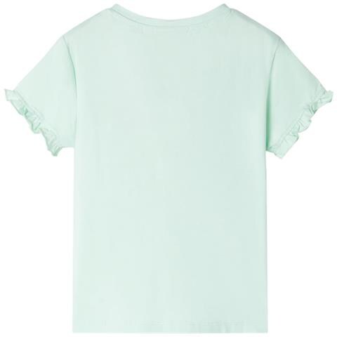 Maglietta Da Bambina Menta Chiaro 104 - Foto 2