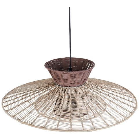 Lampadario Kabompo Rattan Marrone - Foto 7