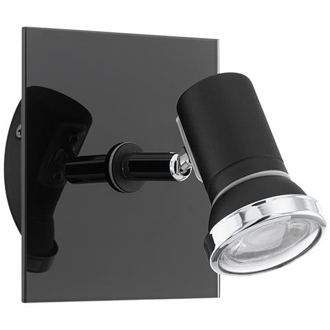 Spot Moderno Tamara 1 In Acciaio Nero 1 Luce Gu10 3w Ip44 - Foto 1