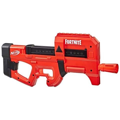 Pistola Blaster Motorizzata Compatta Smg Fortnite Con 8 Freccette, Rosso / Nero - Foto 2