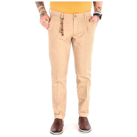 Jeans E Pantaloni In Cotone Beige - W32 - Foto 1