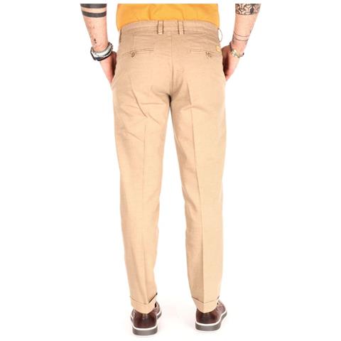 Jeans E Pantaloni In Cotone Beige - W32 - Foto 2