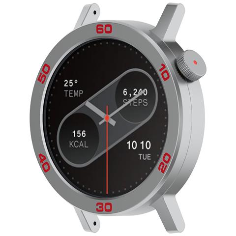 Custodia Per Orologio + Protezione Per Lo Schermo Per Cmf Watch Pro2 Silver - Foto 1