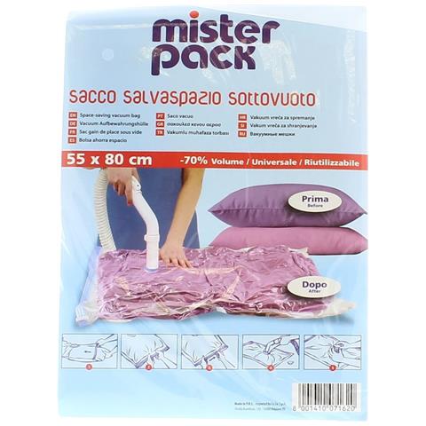 Domopak - Sacco Salvaspazio Sottovuoto 55x80 Cm - Foto 1