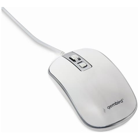 MUS-4B-06-WS mouse Ufficio Ambidestro USB tipo A Ottico 1200 DPI - Foto 1