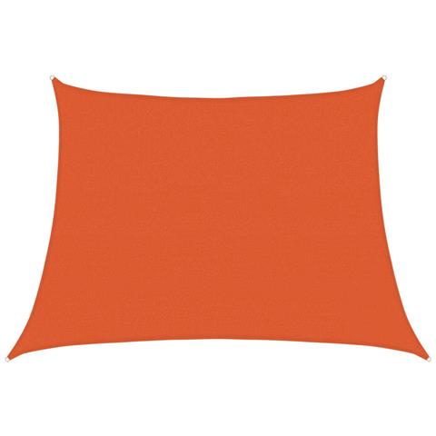 Vela Parasole 160 G/m Trapezio Arancione 4/5x3 M In Hdpe - Foto 2