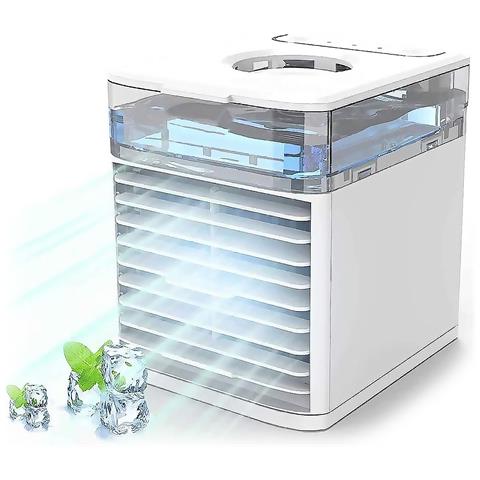 Mini Condizionatore D'aria Portatile. Con Luci Led E 3 Livelli Di Intensità. - Foto 1