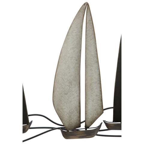 Decorazione In Metallo 3d Barche 4 - Multicolore - Metallo - 119x3x51 Cm - Foto 2