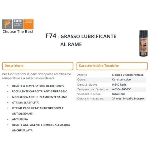F74 Grasso Rame Alte Temp. 400 - Foto 3