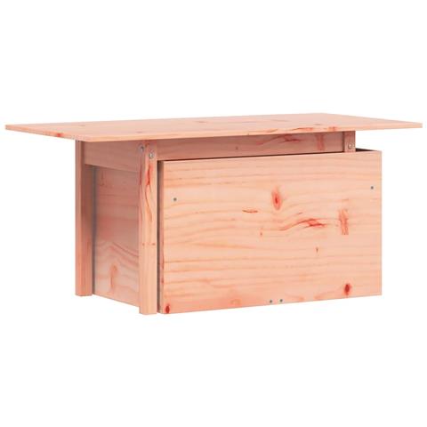 Lusso Casadino -  Tavolo Da Giardino 100x50x75 Cm In Legno Massello Di Douglas - Foto 1