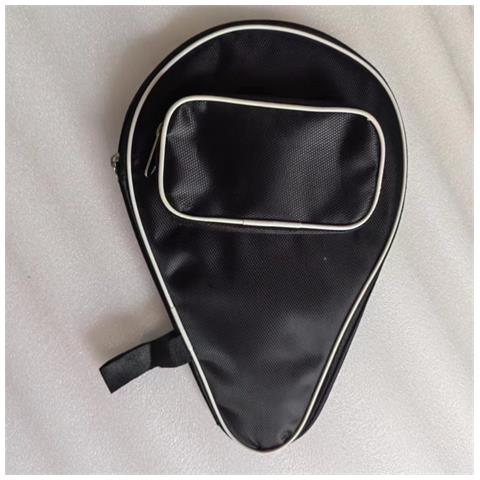Custodia Per Racchetta Da Tennis Tavolo, Borsa Porta Racchetta Da Ping Pong Portatile Black - Foto 2