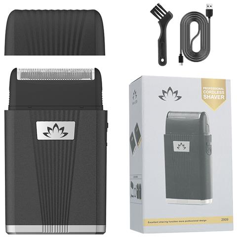 Rasoio A Lamina Ricaricabile Black + Silver - Foto 1