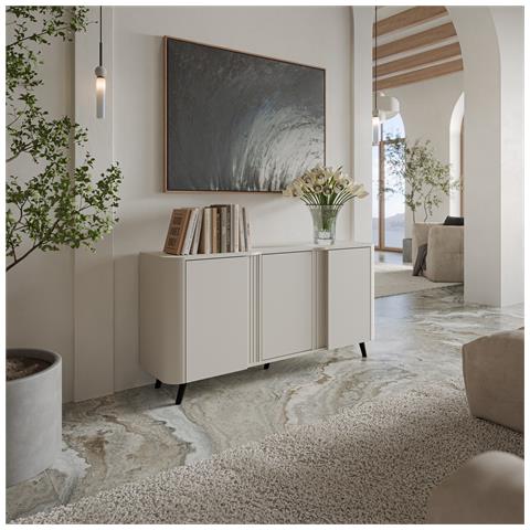 VOLARE cassettiera 151 x 39 x 75 cm cashmere - Foto 2