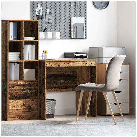 Scrivania Legno Antico 80x50x76 cm Legno ingegnerizzato - Foto 2