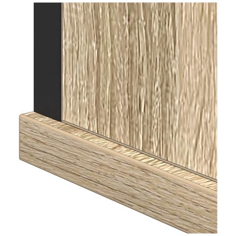 Armadietto a Specchio Rovere Naturale Truciolato, vetro, metallo - Foto 9