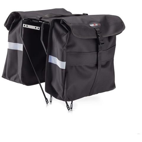 Borsa Bisaccia Allungabili In Poliest. Nera - Foto 1