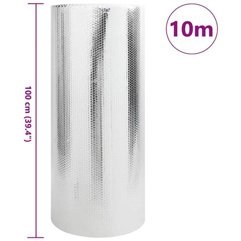 Riflettore di calore per termosifoni Argento 1 x 10 m Alluminio - Foto 5