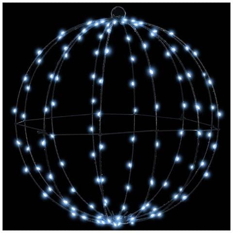 Palla con 160 LED Bianco freddo 50 cm Metallo - Foto 2