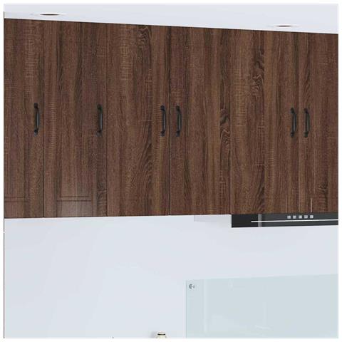 Pensile cucina Rovere Marrone 30 x 31 x 80 cm Legno multistrato - Foto 2