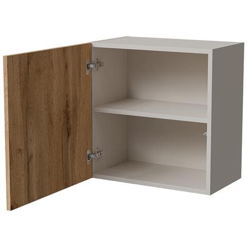 Sparone - Mobile Pensile Un Ripiano, 49.9x50h Cm Beige - Foto 4