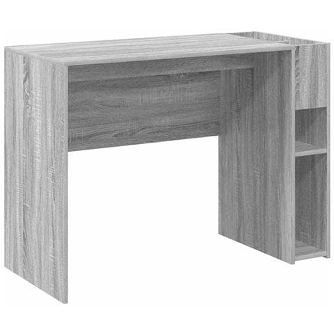 Scrivania Grigio Sonoma 109 x 50 x 78 cm Legno multistrato - Foto 1