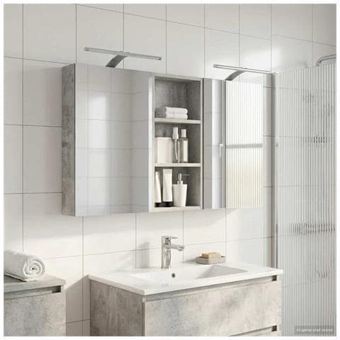 Set di Armadi da Bagno con porta 3 pcs 110 x 10,5 x 60,5 cm - Foto 2