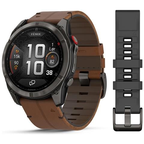 fenix 8 Pro 3,56 cm (1.4") AMOLED 51 mm Digitale 454 x 454 Pixel Touch screen Grigio, Titanio Wi-Fi GPS (satellitare) - Foto 1