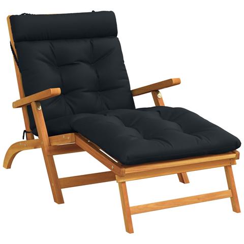 Cuscino per Lettino VIANEN 100% Poliestere Blu Scuro - Foto 2