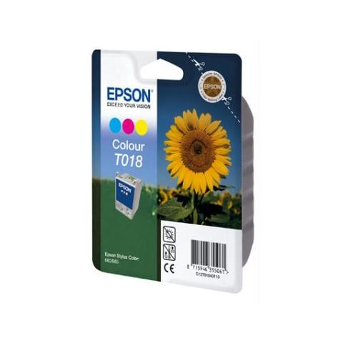 C13T01840120 Cartuccia Ink Originale Ciano-Magenta-Gialla per Stylus Color 680/777/777i Capacità 300 Pagine - Foto 1