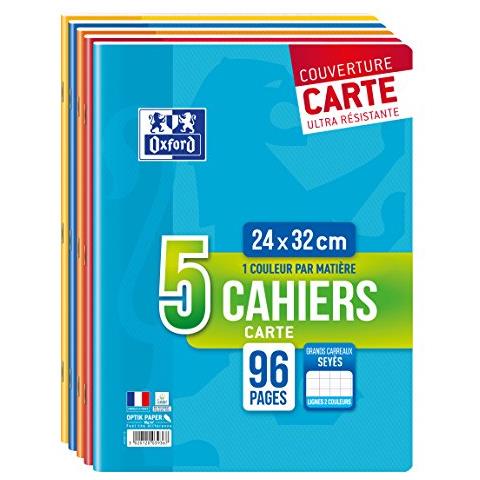 Scuola Set Di 5 Spillati Quaderni 24 X 32 Cm - Foto 1